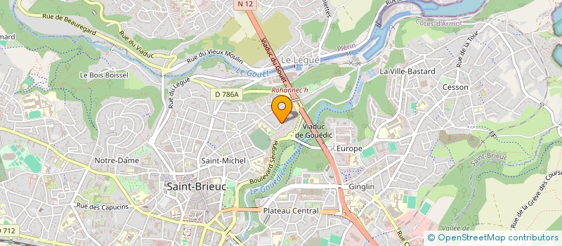 localisation de l'entreprise MONSIEUR SIMON SEIGNOUX à SAINT-BRIEUC