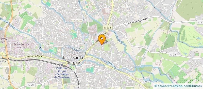 localisation de l'entreprise MONSIEUR SIMON SILVESTRE  L'ISLE-SUR-LA-SORGUE