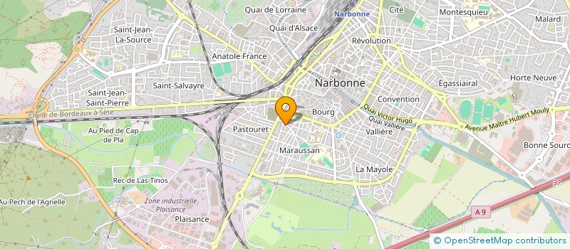 localisation de l'entreprise MONSIEUR SIMON SPARROW à NARBONNE