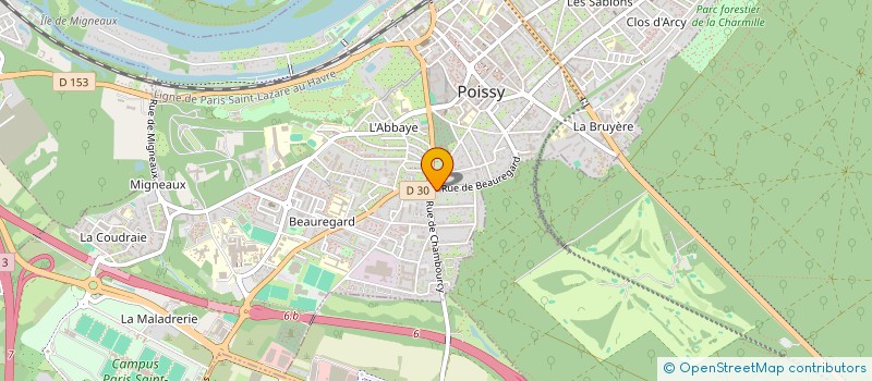 localisation de l'entreprise MONSIEUR SIMON STAAKE  POISSY