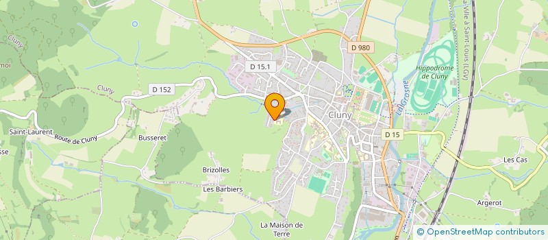 localisation de l'entreprise MONSIEUR SIMON STACHY  CLUNY