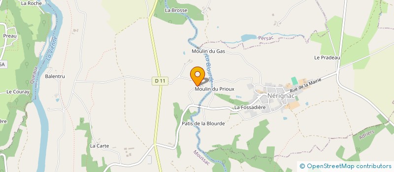 localisation de l'entreprise MONSIEUR SIMON STUART  MOUSSAC