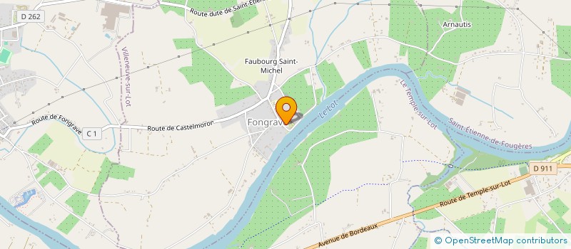 localisation de l'entreprise MONSIEUR SIMON TANGUY  FONGRAVE