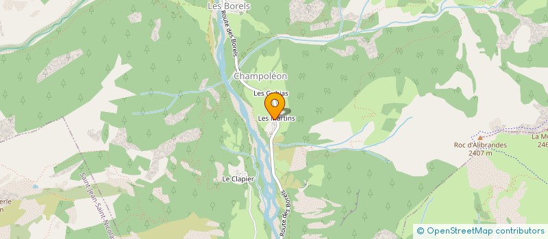 localisation de l'entreprise MONSIEUR SIMON TARDIEU  CHAMPOLEON