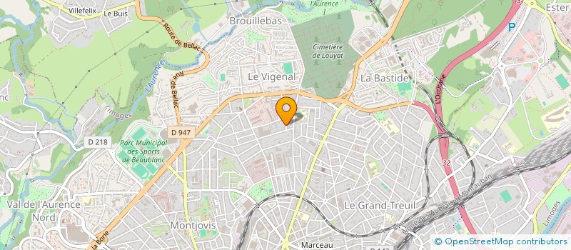 localisation de l'entreprise MONSIEUR SIMON TARRADE à LIMOGES