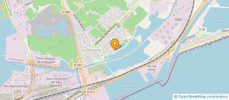 localisation de l'entreprise MONSIEUR SIMON TAURIAC à FRONTIGNAN
