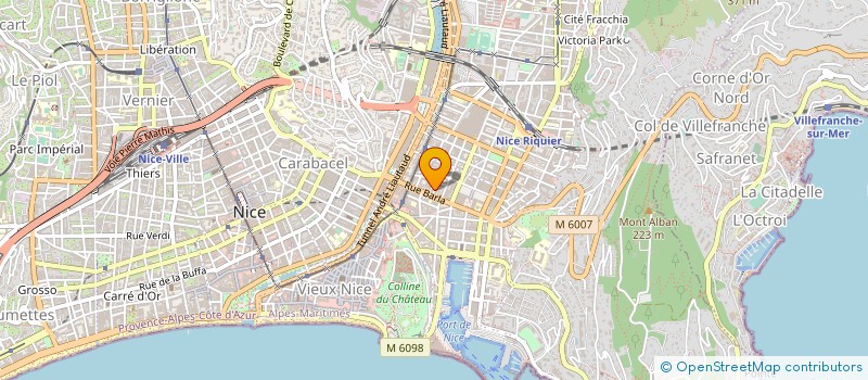 localisation de l'entreprise MONSIEUR SIMON TEBOUL à NICE