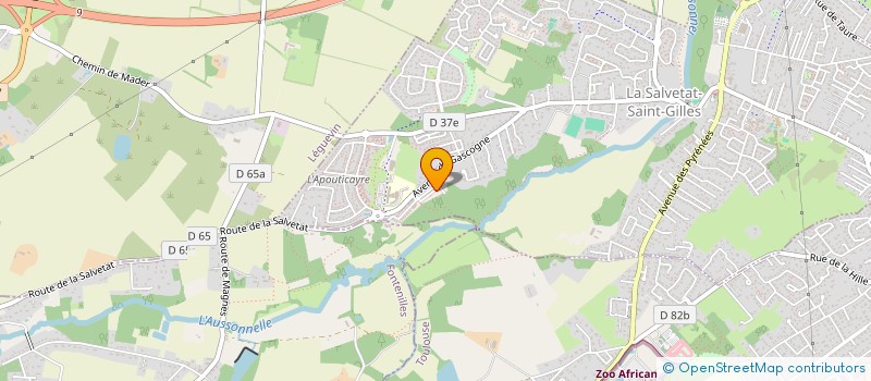 localisation de l'entreprise MONSIEUR SIMON TERRES  LA SALVETAT-SAINT-GILLES