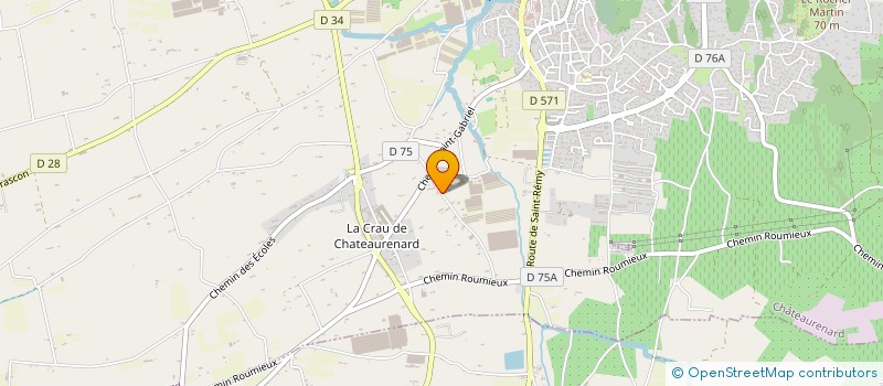 localisation de l'entreprise MONSIEUR SIMON TESTUD  CHATEAURENARD