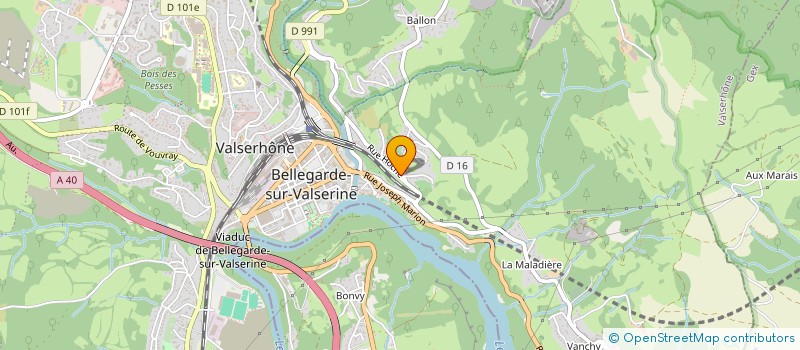 localisation de l'entreprise MONSIEUR SIMON THAREAU à VALSERHONE