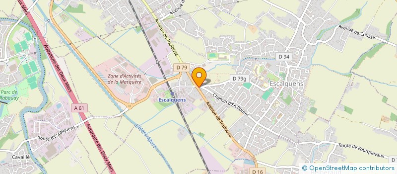 localisation de l'entreprise MONSIEUR SIMON THIBAULT  ESCALQUENS