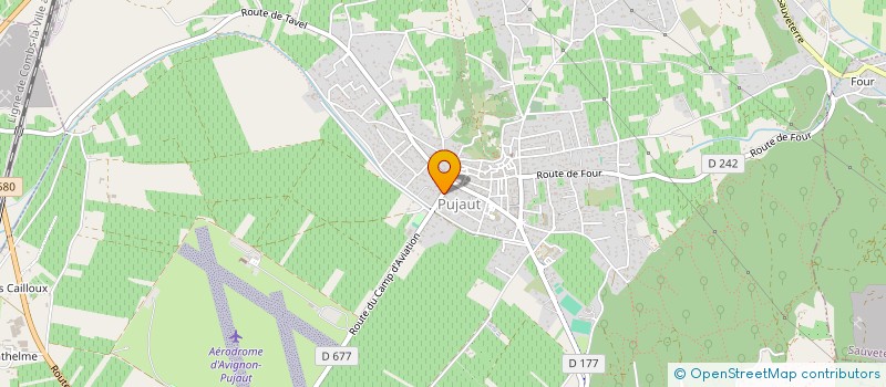 localisation de l'entreprise MONSIEUR SIMON THIEURY  PUJAUT