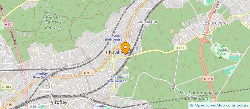 localisation de l'entreprise MONSIEUR SIMON THOMAS à CHAVILLE