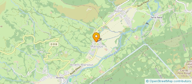 localisation de l'entreprise MONSIEUR SIMON TIRAT  ARRENS-MARSOUS