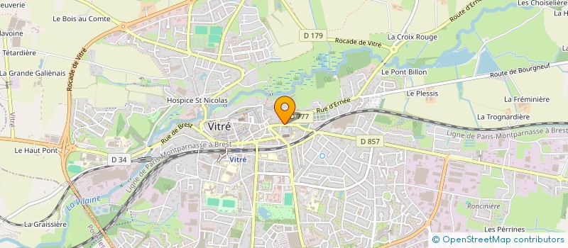 localisation de l'entreprise MONSIEUR SIMON TIRILLY  VITRE