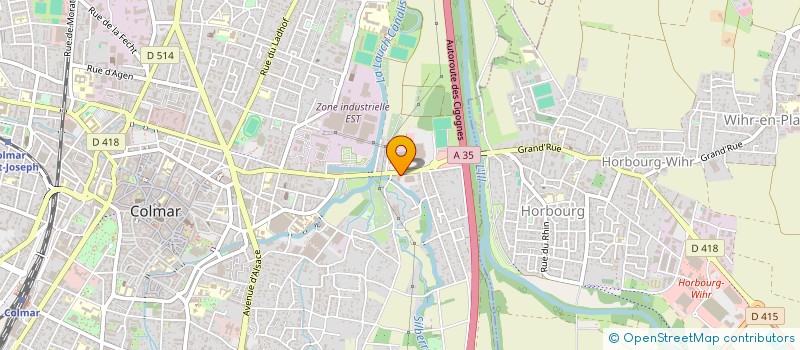 localisation de l'entreprise MONSIEUR SIMON TOMASI  COLMAR