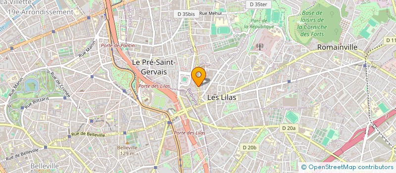 localisation de l'entreprise MONSIEUR SIMON TOULAT à LES LILAS