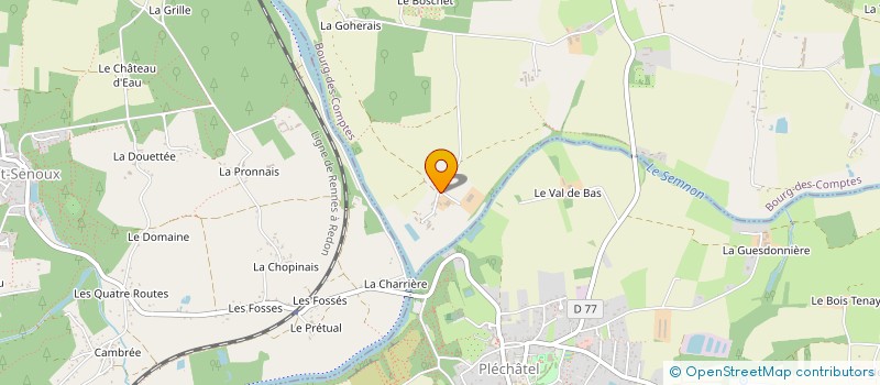 localisation de l'entreprise MONSIEUR SIMON TOUMIT  BOURG-DES-COMPTES