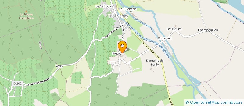 localisation de l'entreprise MONSIEUR SIMON TRAINOIR  THAUVENAY