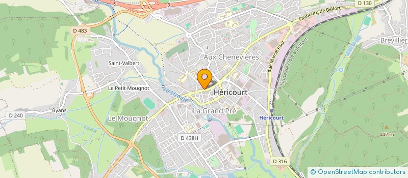 localisation de l'entreprise MONSIEUR SIMON TROBRILLANT à HERICOURT