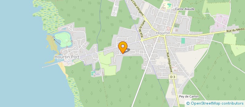 localisation de l'entreprise MONSIEUR SIMON UIJTTEWAAL  HOURTIN