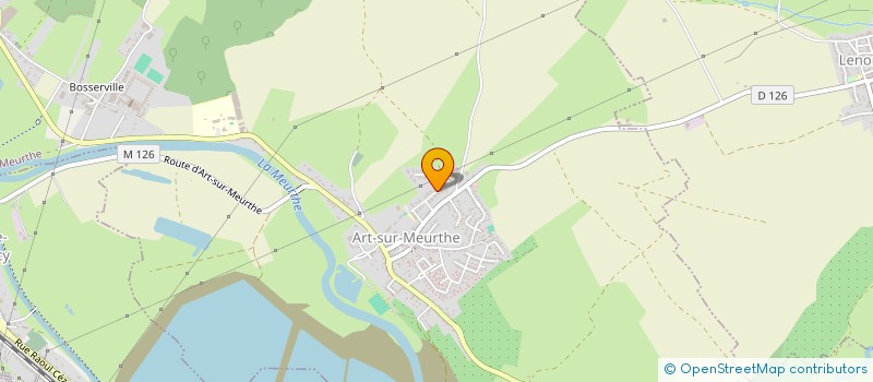 localisation de l'entreprise MONSIEUR SIMON VALERO  ART-SUR-MEURTHE