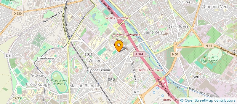 localisation de l'entreprise MONSIEUR SIMON VALLERE  REIMS