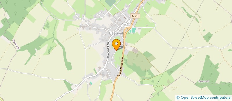 localisation de l'entreprise MONSIEUR SIMON VALOUR  BEAUVAL