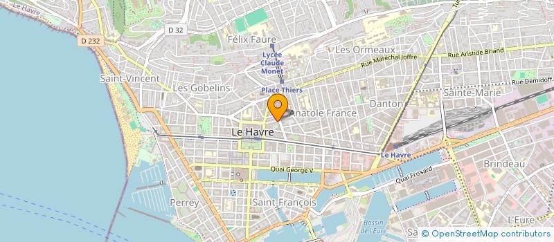 localisation de l'entreprise MONSIEUR SIMON VAN KEIRSBILCK  LE HAVRE