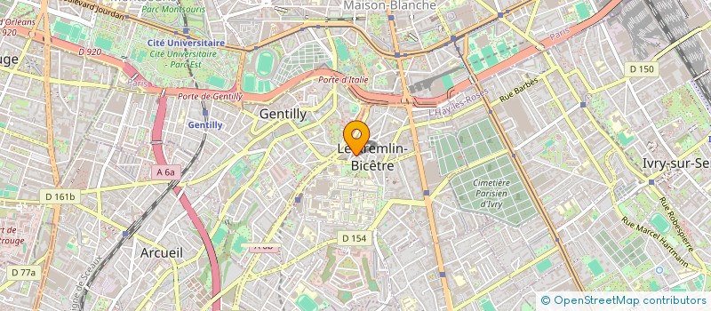 localisation de l'entreprise MONSIEUR SIMON VAN POUCKE  LE KREMLIN-BICETRE