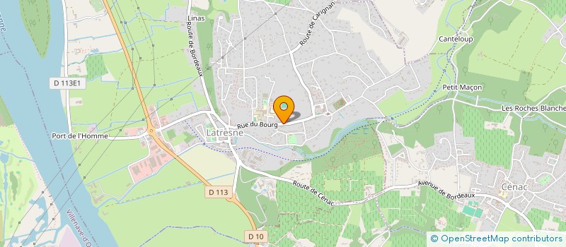 localisation de l'entreprise MONSIEUR SIMON VANQUAETHEM  LATRESNE