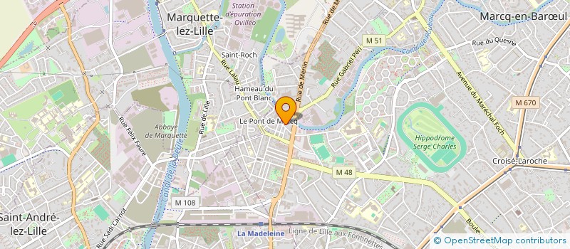 localisation de l'entreprise MONSIEUR SIMON VASSEUR à MARCQ-EN-BARŒUL