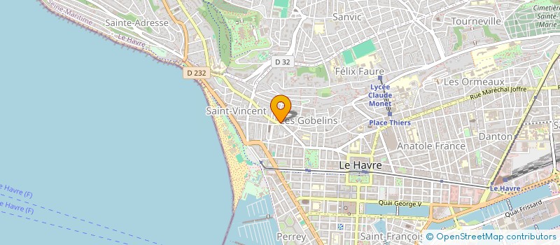 localisation de l'entreprise MONSIEUR SIMON VATINEL  LE HAVRE