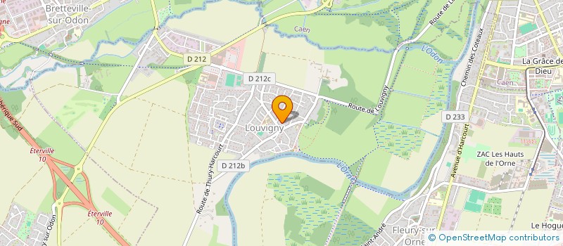 localisation de l'entreprise MONSIEUR SIMON VAUCLAIR  LOUVIGNY