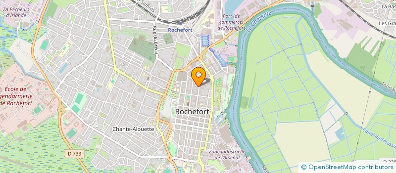 localisation de l'entreprise MONSIEUR SIMON VERDUGO CARDO  ROCHEFORT