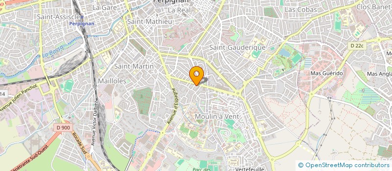 localisation de l'entreprise MONSIEUR SIMON VERQUIN  PERPIGNAN