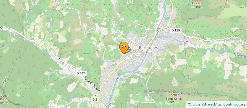 localisation de l'entreprise MONSIEUR SIMON VESIN  BUIS-LES-BARONNIES