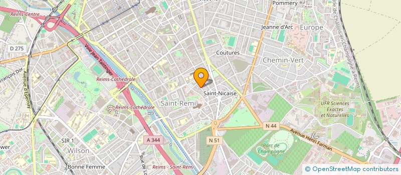 localisation de l'entreprise MONSIEUR SIMON VIESIER  REIMS