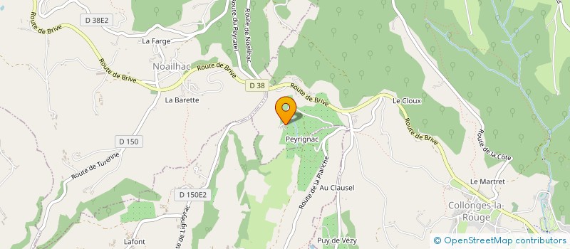 localisation de l'entreprise MONSIEUR SIMON VIGNE  COLLONGES-LA-ROUGE