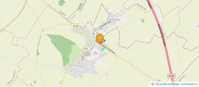 localisation de l'entreprise MONSIEUR SIMON VINCENT  RONSSOY