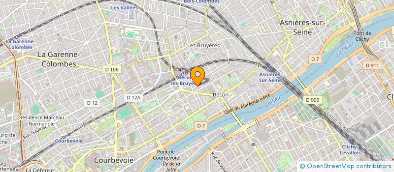 localisation de l'entreprise MONSIEUR SIMON VIRGILE BLIN à COURBEVOIE