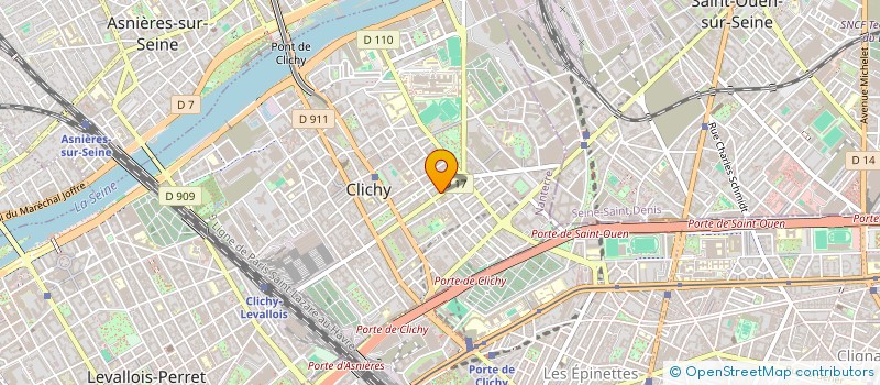 localisation de l'entreprise MONSIEUR SIMON VITAGLIONE  CLICHY