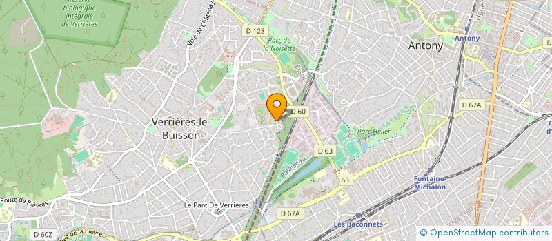 localisation de l'entreprise MONSIEUR SIMON VITKOVSKY à VERRIERES-LE-BUISSON