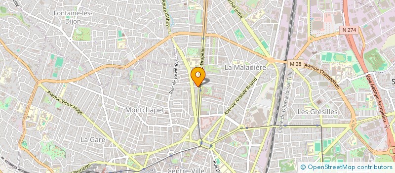 localisation de l'entreprise MONSIEUR SIMON VOILLAT  DIJON