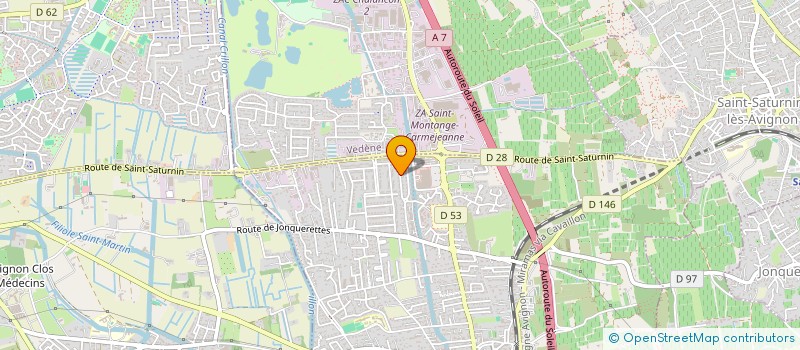 localisation de l'entreprise MONSIEUR SIMON VOLLE  MORIERES-LES-AVIGNON