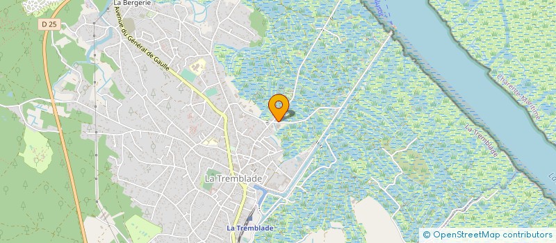 localisation de l'entreprise MONSIEUR SIMON VOLLET  LA TREMBLADE