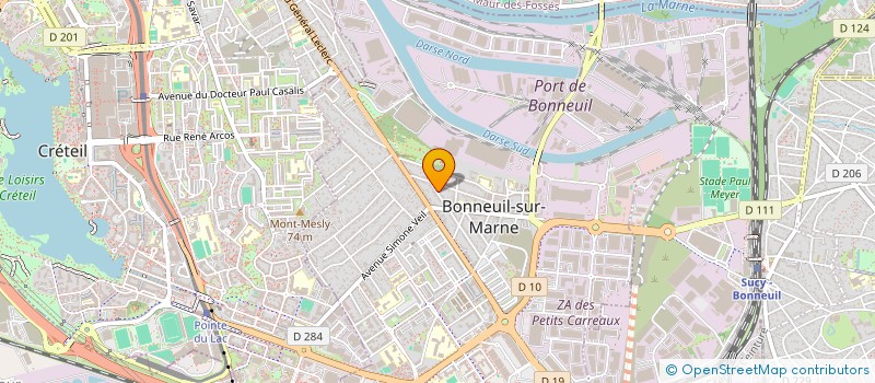 localisation de l'entreprise MONSIEUR SIMON ZEITOUN  BONNEUIL-SUR-MARNE