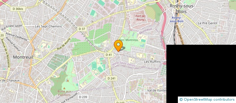 localisation de l'entreprise MONSIEUR SIMON ZHANG à MONTREUIL