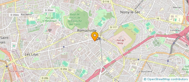 localisation de l'entreprise MONSIEUR SIMONE COLOSIMO à ROMAINVILLE
