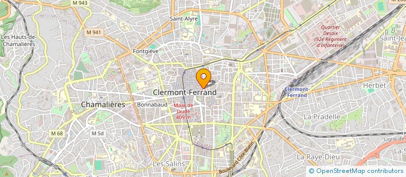 localisation de l'entreprise MONSIEUR SIMONE DAVID  CLERMONT-FERRAND